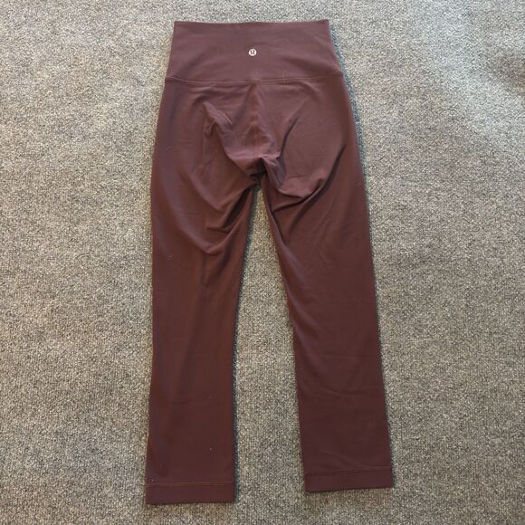 Lululemon Wunder Under Crop (Hi-Rise) 21" Deep Luxe W6AG0S Women's Size 4 - Picture 5 of 10